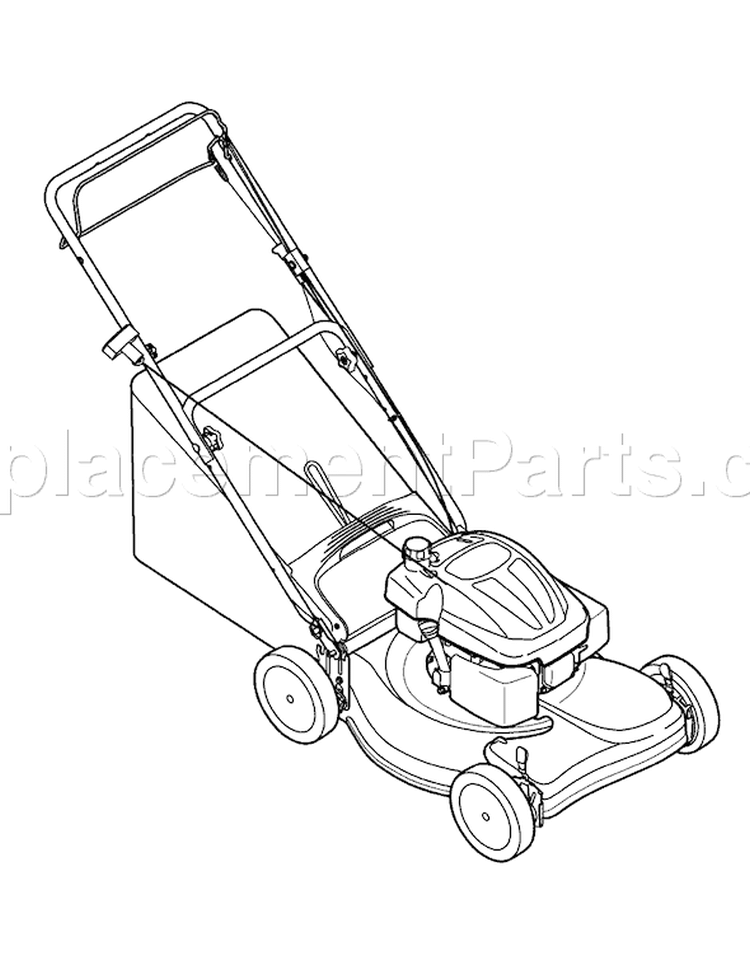 Page C Diagram and Parts List for 12A-44MC055 2007 Yard Man Lawn Mower